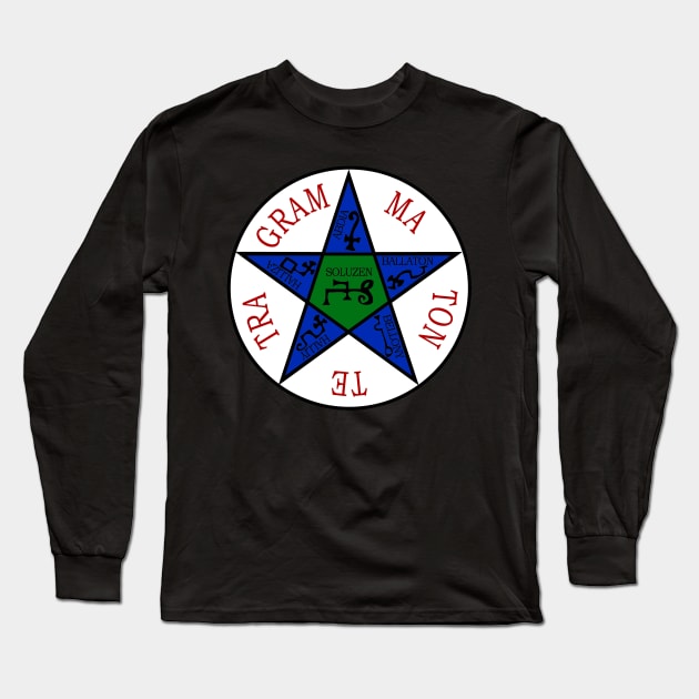 Pentagram of Solomon Long Sleeve T-Shirt by albion